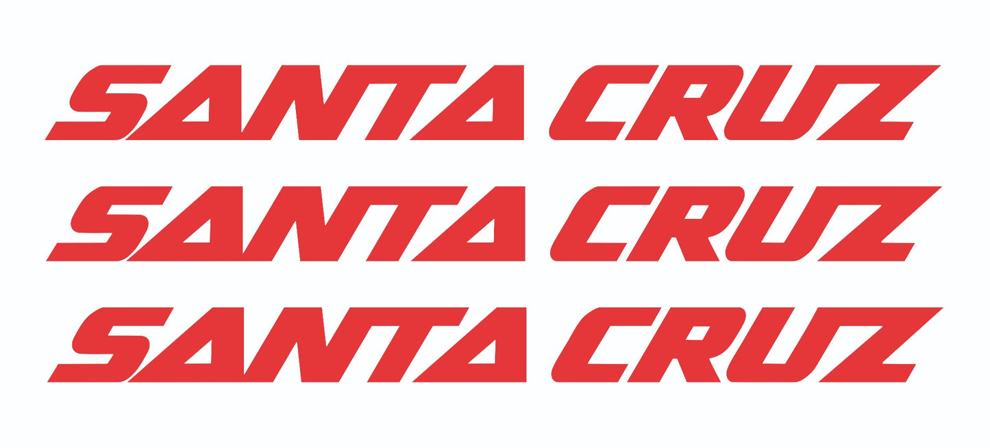 Santa Cruz Downtube 2016 to 2022 Decals