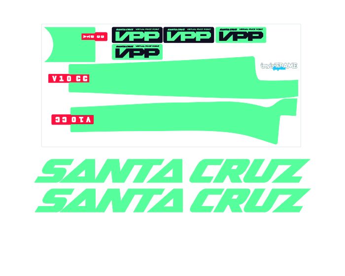 Santa Cruz V10 CC 29er 2019 Decals