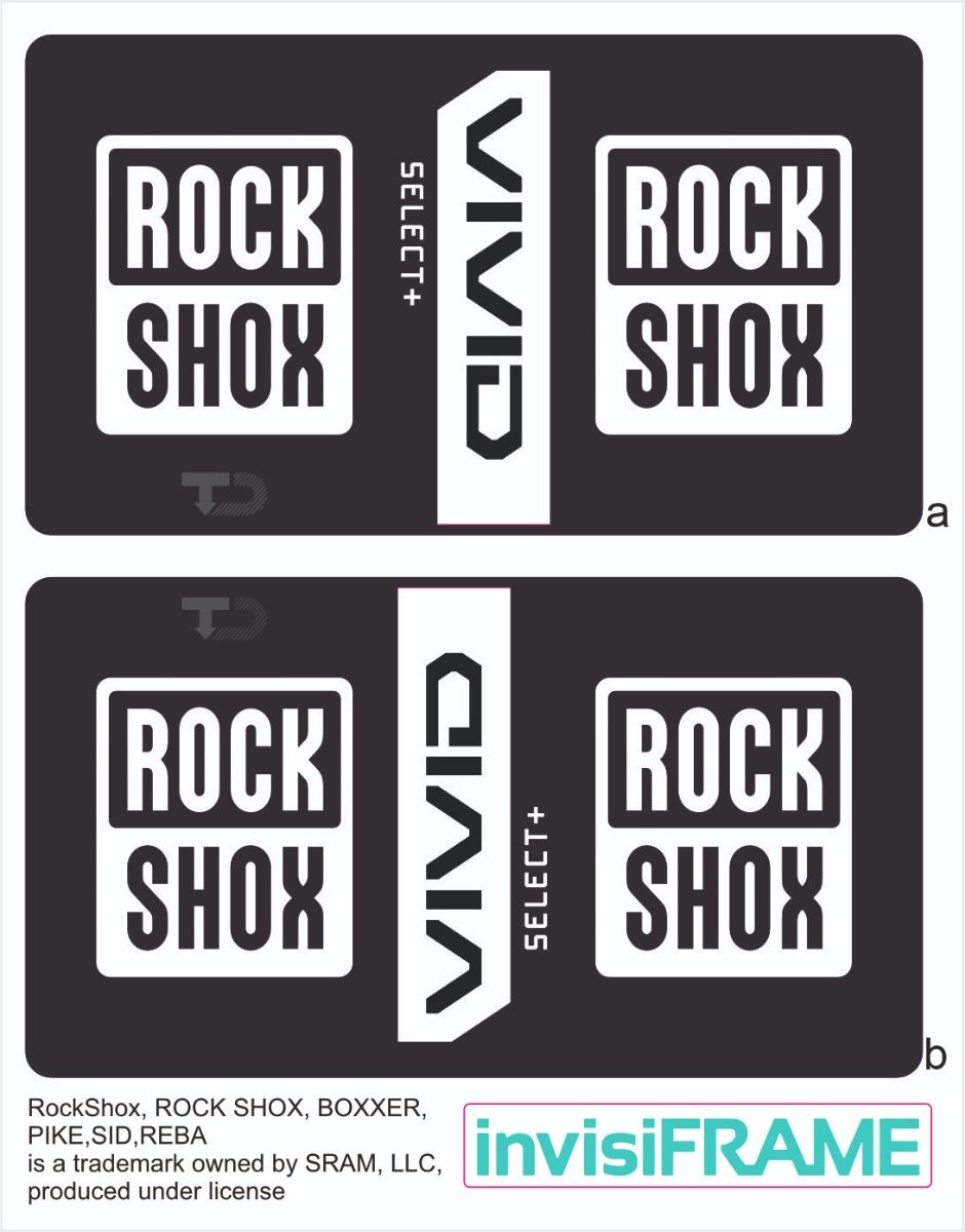 Rock Shox Vivid Coil Select+ 2025 Decals