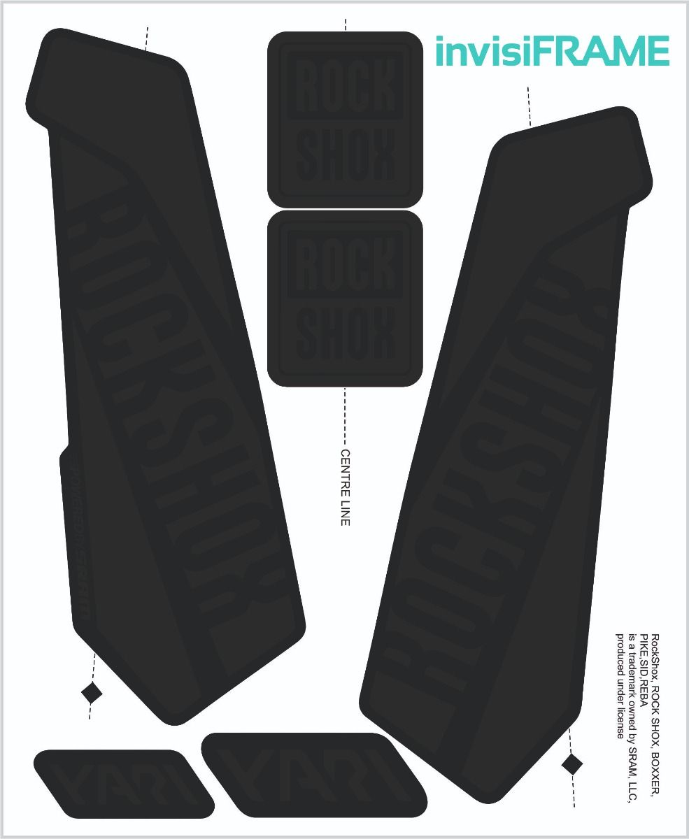 Rock Shox YARI 2016 Decals